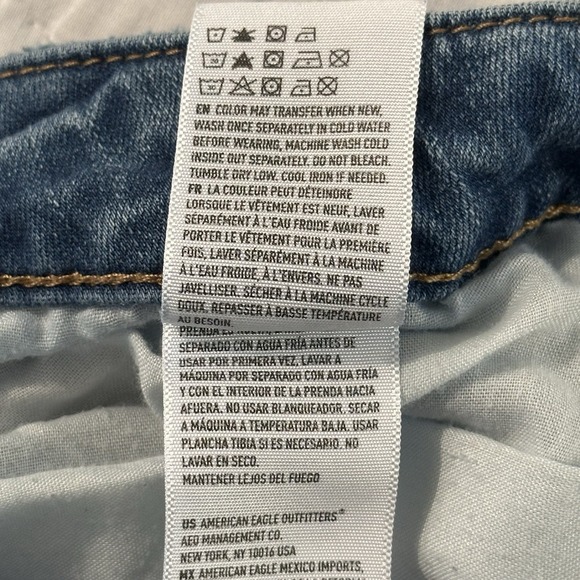 American Eagle Women Size 6 Distressed Next Level Stretch Highest Rise Jegging - Picture 5 of 12